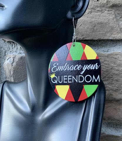 Queendom Wood Earrings