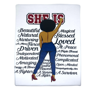 “She is” T-Shirt