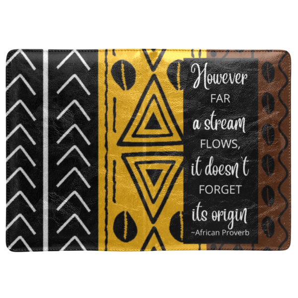 Flowing Stream-African Proverbs 100 pg. Deluxe PU Leather Journal
