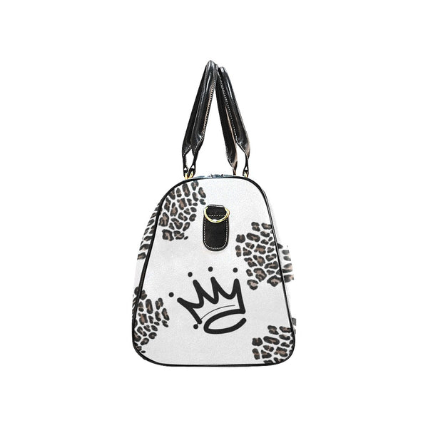 Animal Print Afrocentric Travel Bag, Personalized Travel Bag, Melanin Queen Overnight/Weekender Duffel Bag, Carry on