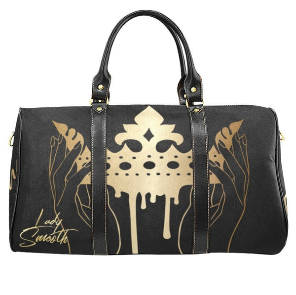 Personalized Queen Drip Travel Bag,  Waterproof Weekender Duffel Bag, Carry on