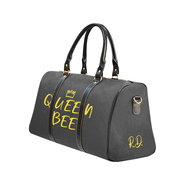 Queen Bee Afrocentric Travel Bag,  Waterproof Overnight/Weekender Duffel Bag, Carry on