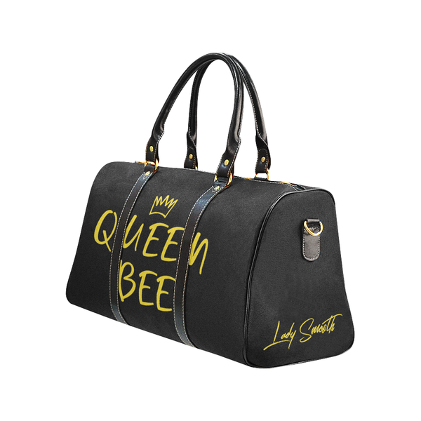 Queen Bee Afrocentric Travel Bag,  Waterproof Overnight/Weekender Duffel Bag, Carry on