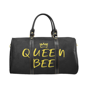 Queen Bee Afrocentric Travel Bag,  Waterproof Overnight/Weekender Duffel Bag, Carry on