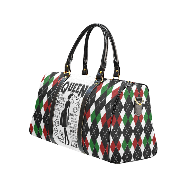 A Queen and her Crown Afrocentric Overnight/Weekender Travel Bag, Carry on