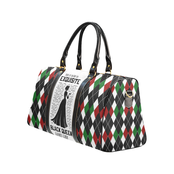 Exquisite Queen Afrocentric Overnight/Weekender Travel Bag, Carry on