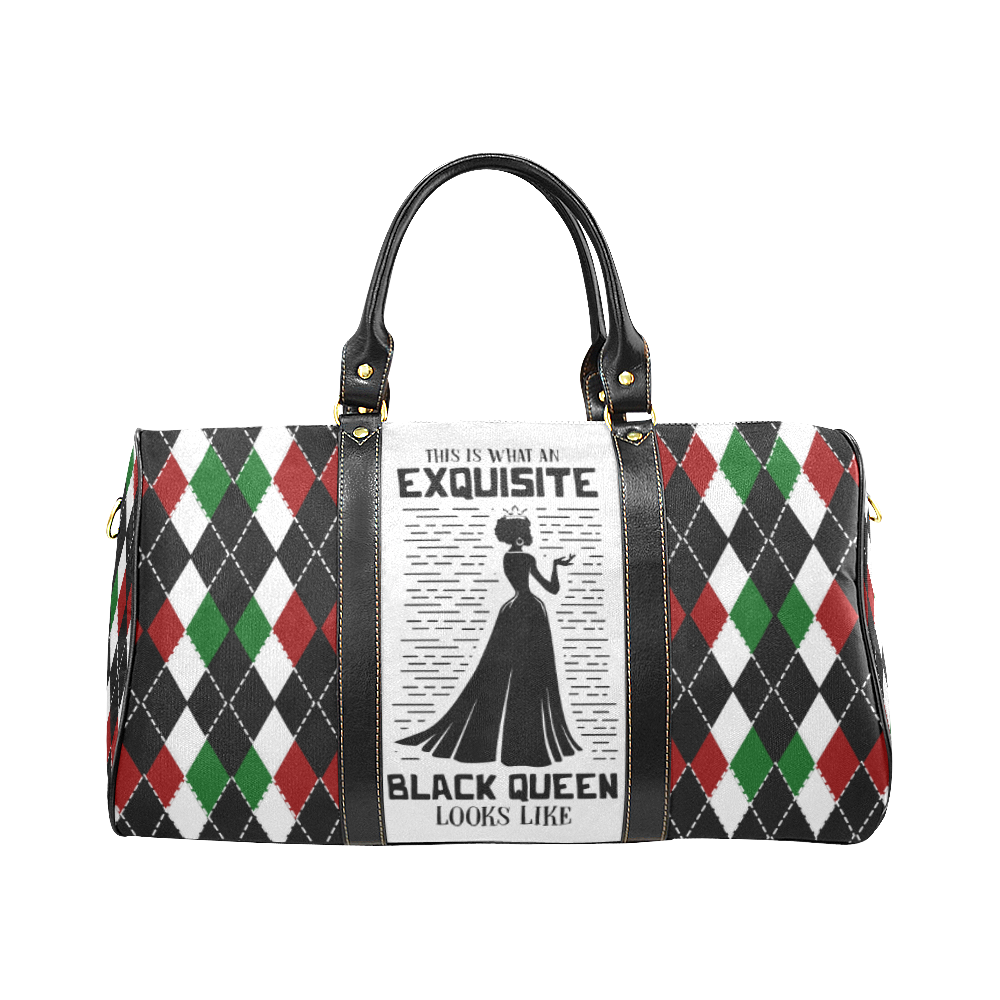 Exquisite Queen Afrocentric Overnight/Weekender Travel Bag, Carry on