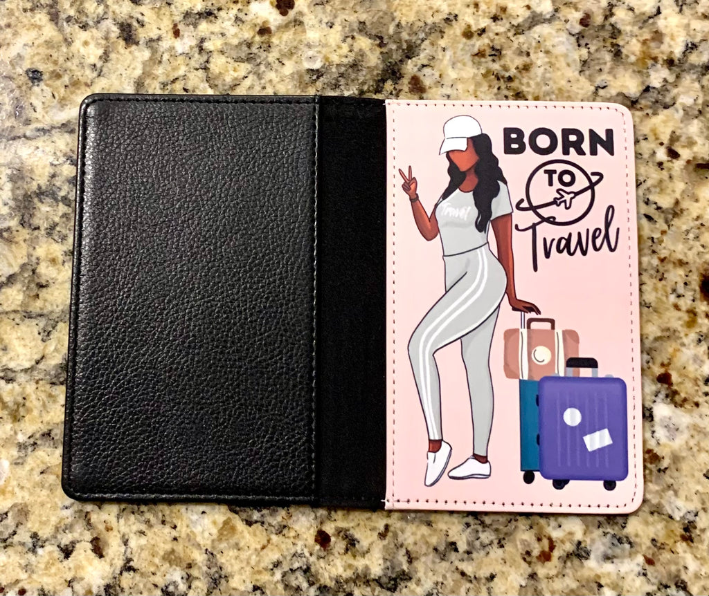 Melanin Designer Passport Cover