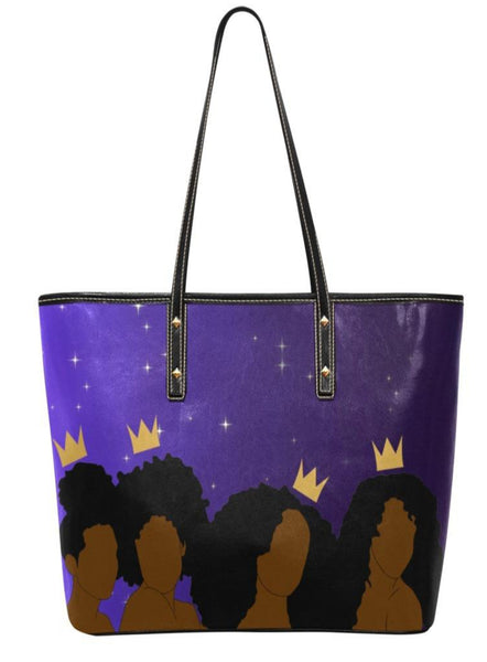 4 Queens Afrocentric Tote Bag, Melanin Queen Bag