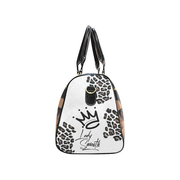 Animal Print Afrocentric Travel Bag, Personalized Travel Bag, Melanin Queen Overnight/Weekender Duffel Bag, Carry on