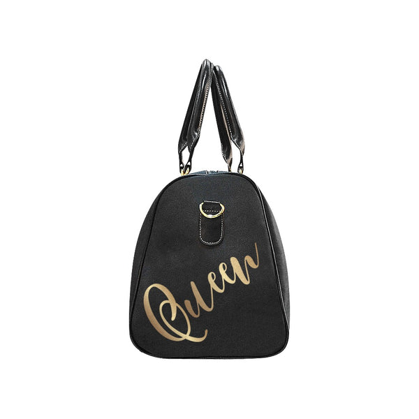 Personalized Queen Drip Travel Bag,  Waterproof Weekender Duffel Bag, Carry on
