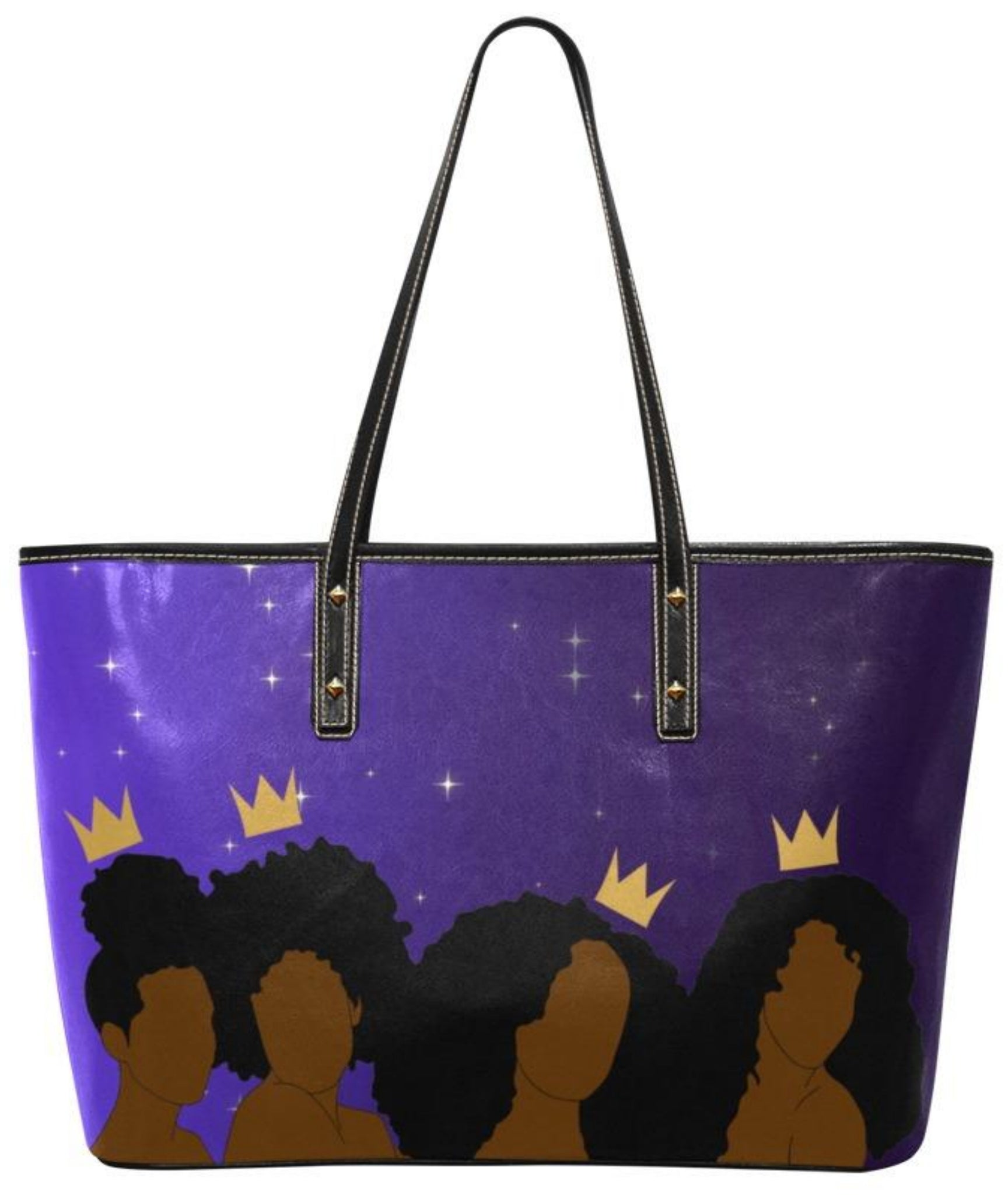 4 Queens Afrocentric Tote Bag, Melanin Queen Bag