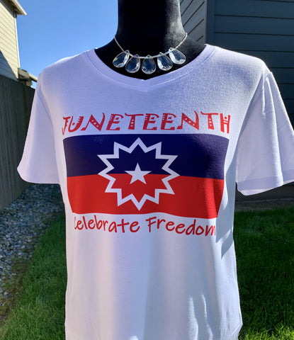 Juneteenth Flag- Celebrate Freedom T-Shirt