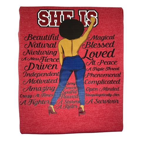 “She is” Affirmation T-Shirt