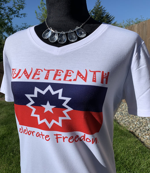 Juneteenth Flag- Celebrate Freedom T-Shirt