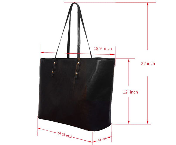 She's So Fancy Afrocentric Faux Leather Tote Bag